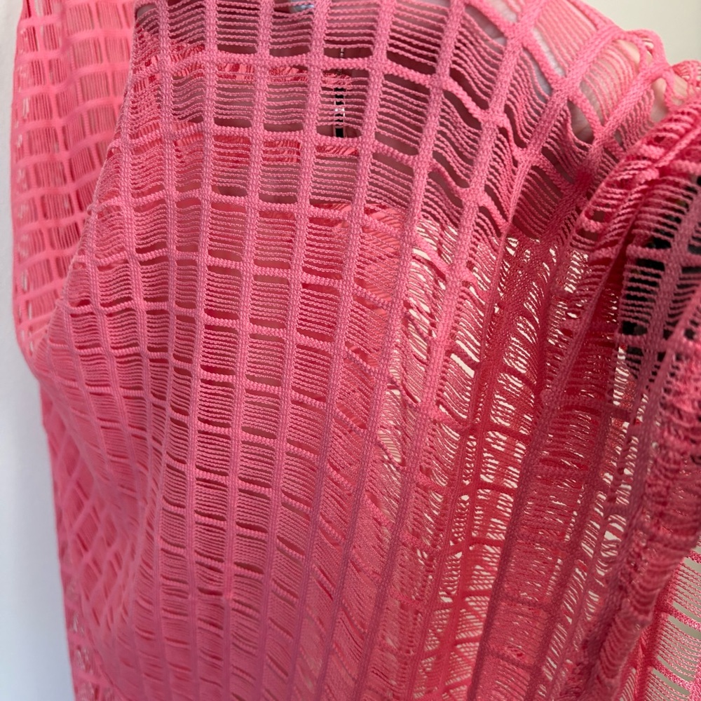 India Boutique Coral Mesh Dress/Swim Cover One Size NWT - Picture 7 of 8